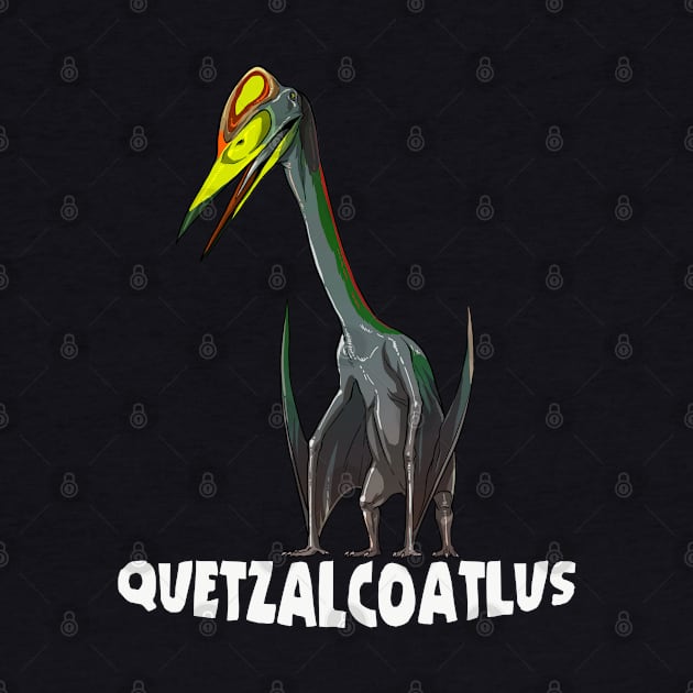 Quetzalcoatlus Prehistoric Design by Terra Fossil Merch